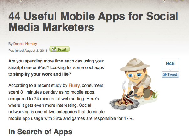mobile apps for social media marketers post on social media examiner