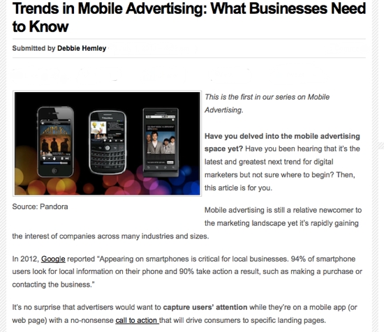 mobile advertising