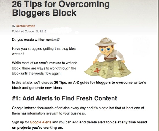 26 bloggers tips