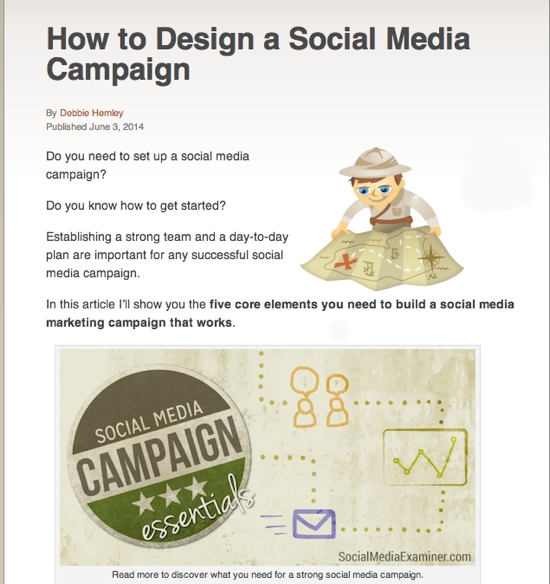 social media campaign